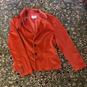 Women's Orange Blazer